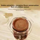 Huacan transparent and convenient concentrated extraction coffee pot, hand press coffee machine image 2