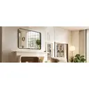 Melodieux Black Bathroom Vanity Mirror for Wall, 60x90 cm Metal Framed Wall Mirror Rectangle, Decorative Mirror for Bedroom Living Room Entryway Horizontally or Vertically image 3