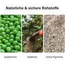 fukumaru Tofu Cat Litter, Strong Clumping Cat Litter, Dust Free Unscented Flushable Tofu Litter, Natural, Lightweight and Low Tracking Kitty Litter Pellets Mixed (Applewood) 2.7kg*4 bags image 1