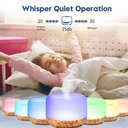 MOOST 2290 Essential Oil Diffuser, 500ML Aromatherapy Diffuser & Humidifier for Home with Timer, Quiet Mist Output, Remote Control, BPA-Free image 6