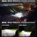 ENdureLite U11 H7/H18 LED Light Bulbs, 6000K 110W 20000LM Brighter Light, 360° CSP Chips LED Bulbs for Cars image 4