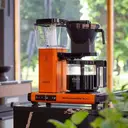 Moccamaster KBG Select Filter Coffee Machine, Handmade in the Netherlands, Retro Design, 1.25 Litres, Orange - 53817 image 7