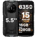 DOOGEE Fire 3 Pro Android 15 AI Rugged Smartphone, 16GB+128GB/2TB, Octa-Core, 8350 mAh, 18W, 5.5-inch HD+ IPS, 4G Dual SIM, 16 MP, Widevine L1, 3.5mm Jack, Face ID, OTG, NFC image 0