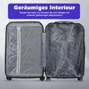 20/24/28 Inch Luggage Set Lightweight Rolling Suitcase with Vanity Case White image 2