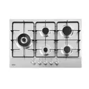 Belling GHU753RI STA Gas Hob – 75cm Stainless Steel, 5 Burners, Cast Iron Pan Supports, Multi-Point Ignition image 0