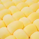 MEROPE, Coussin de Soutien Nœuds Polyester/Élasthanne, 40 cm, Jaune, 1 Pack image 2