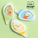 M&G KiKi QUAKKA Correction Tape, 3 Pack Cute Animal White-Out Tape, 5 m x 5 mm, Tear-Resistant Correction Tape, Smooth, Clean and Easy to Use for Office and School Supplies image 1