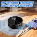 4500mAh Dual-Power Wireless Car Tire Inflator – Portable Air Compressor with Bluetooth Speaker, Power Bank & LED Light image 2
