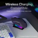 Souris gaming sans fil RAPOO VT2 MAX, véritable fréquence de rafraîchissement 8K, poids plume de 53 g, jusqu'à 750 h d'autonomie, microcontrôleur Nordic nRF54L15, commutateur optique 120 millions de clics, 10 boutons programmables, compatible macros - Violet image 2