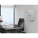 Senhoglb Porte-documents mural A4 à 6 niveaux, Blanc, Offre Nouvel An, Coup de cœur cadeau image 4