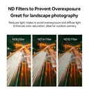 ochama x J.ZAO Action Filter Kit for DJI Action 3/4/5PRO - 4-Piece Set with CPL Polarizer & ND8/16/32 Filters - Camera Accessories image 2