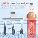 Qiweiny CT05 Épilateur lumière pulsée avec refroidissement - Blanc et doré image 7