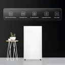 TCL RF120DWE0 45cm Wide Compact Undercounter Fridge with Ice Box - 90L - White - E Rated image 3