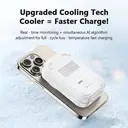 Rexsun 3 in 1 Foldable Magnetic Wireless Charging Station, 15W Fast for MagSafe Charger, Travel Size for iPhone 16/15/14/13/12, Apple Watch, AirPods, Adapter Not Included, T18, White image 8