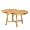Dining Table Roseville Extendable Round/Oval 115x115-154cm Oak image 1