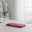 Apple Coque en silicone MagSafe pour iPhone 16, fuchsia image 2