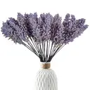 12Pcs 12.6in/32cm
Artificial Fake Flowers, Wheat Fake Flowers Outdoor Artificial Ear of Wheat for Home Window DIY Garden Planter Wedding Farmhouse Indoor Outside Decorations(purple) image 1