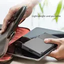 VoxorAI B033 opvouwbaar Bluetooth-toetsenbord met touchpad en numeriek toetsenblok, draagbaar draadloos toetsenbord van volledig formaat met trackpad voor pc, laptop, iPad, tablets en smartphones, siliconen leren hoes, zwart image 8