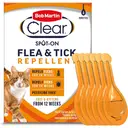 Bob Martin Clear Spot-On Flea & Tick Repellent Pipettes 3 x 0.9ml image 1