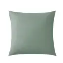 MEROPE Taie d’oreiller en nylon vert gris - 80 x 80 cm image 1
