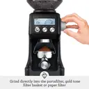 Sage the Smart Grinder™ Pro Coffee Grinder, Dosing iQ™ Technology, 60 Grind Settings, Conical Burr, Black Truffle - SCG820BTR4GUK1 image 3