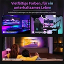 VIVREAL USB-LED-Streifen, mehrfarbiges Hintergrundlicht, 9,84 Fuß, RGB-Beleuchtung, HM-3-12, Neujahrs-Angebot, Top-Geschenkideen image 1