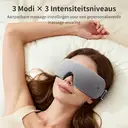 Breo EM005 oog- en hoofdmassageapparaat met warmte, ideaal voor migraine, hoofdpijn en droge ogen, oplaadbare, draagbare oogmassage voor ontspanning en slaap met muziek image 2