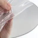 7pcs PVC mirror stickers, interlocking diamond-shaped mirror stickers, multi-piece pack of silver mirrors, self-adhesive high-definition living room mirror, entryway bathroom personalized artistic decorative mirror (4.8-16.5cm) image 7