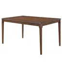 Dining Table Orlando Rectangle Walnut 90x150cm image 1