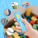 EverBrite Mini LED Kids Flashlight - Lightweight (46g) Torch with Soft Yellow Light for Reading, Camping, and Emergencies - Gift for Children, Blue image 1