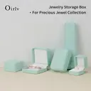 Oirlv Ring Box for Proposal Engagement Leather Jewelry Ring Gift Box 5.3*6*4.5cm 1pcs image 2