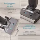 Tower Aquajet Pro Cordless Wet and Dry Hardfloor Cleaner, One Touch Controls, 650ml Clean Tank, 550ml Dirty Tank, 22.2V - Titanium, T547003 image 3