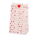 Mikirei Party Bags Hearts Red/White 6pcs image 1