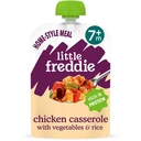 Little Freddie Chicken Casserole with Vegetables & Rice 7+ Months 130g image 1