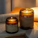 Zooly Silver Lid Cream Jar Scented Candle - Lavender Eucalyptus, 200G, 1PC image 2