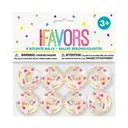 Unique Party Confetti Filled Bouncy Balls, 8 Pack image 1