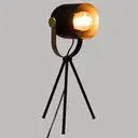 Tripod-Stehlampe, 45 cm hoch, schwarz, Metall image 2