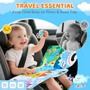 JoyCat Reusable Sticker Book - Jelly Stickers for Toddlers, Kids Sticker Activity Book, Travel Toys for Road Trip, Car & Airplane, Educational Learning Gifts for Boys and Girls Ages 3-5 (Weather) image 2