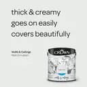 Crown Matt Emulsion Clay White 2.5L image 4