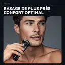 Rasoir électrique ENCHEN Blackstone Max 100 % étanche avec têtes flexibles 3D et tondeuse de précision rétractable, 1 pièce. image 1