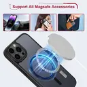 Dpower KC26 Coque Compatible avec MagSafe pour iPhone 17 Série - Dos Mat Semi-Transparent, Protection Antichoc Militaire - 7 Couleurs Noir iPhone 17 image 4