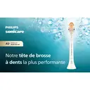 PHILIPS HX9094/87 - Têtes de brosse Sonicare A3 Premium tout-en-un - lot de 4, compatibles avec toutes les brosses à dents Sonicare image 4