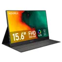 KOORUI 15,6 Zoll tragbarer Monitor, FHD IPS, HDMI/USB-C, Augenschonender Bildschirm für PC, Laptop, Xbox, Mac, PS 3/4/5 - E1511A image 0