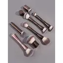 MAANGE Lot de 7 pinceaux à maquillage en aluminium de qualité professionnelle avec pochette de rangement image 3