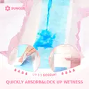 SUNKISS Masterpiece Adult Diapers with Tabs, Unisex Disposable Incontinence Briefs for Women and Men, Odor Control, Pink, Large/XLarge, Previously Large,10 Count image 2