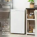 abode A99CF0E1W 99L Chest Freezer - White image 8