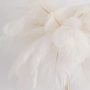 Homary Loftus Art Deco Tree Floor Lamp with White Feather Shade Rose Gold Finish image 6