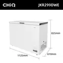 CHiQ JKR299DWE 299L Chest Freezer - Digital Inverter - White image 1