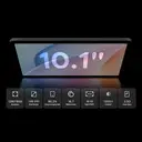 DOOGEE Tab A9 Pro Android 15 Tablet 10 Inch(2025)， Unisoc T310 Android Tablets 20GB RAM 128GB ROM(TF 2TB)， 6580 mAh Battery， 8MP AI Camera|Dual Speaker|5G WiFi|GMS|tooth|Face ID|3.5mm Jack， Black image 1