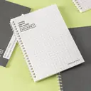 Deli Rhythm Series Lot de 4 carnets à spirale A5, papier ligné 70g/m² - 80 feuilles/160 pages image 5